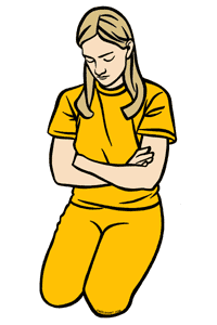 Free LDS Praying Clipart