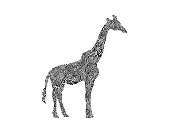 giraffe wall decor