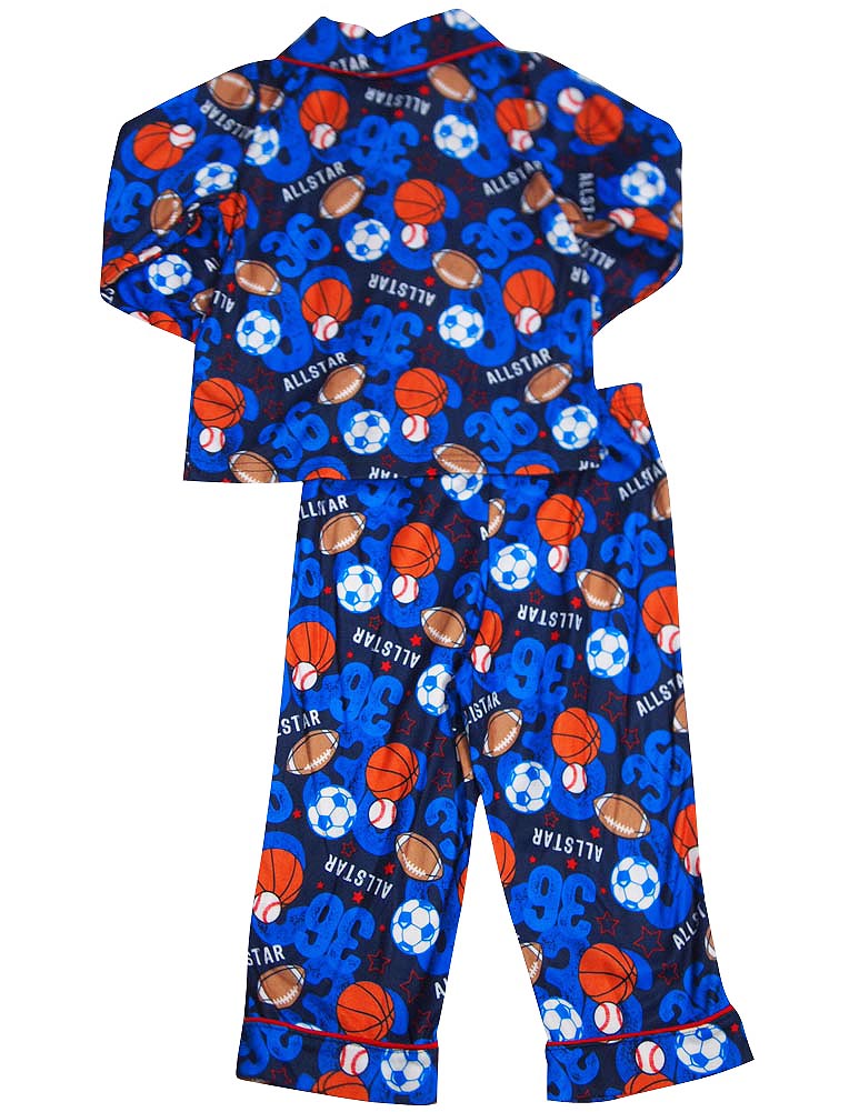 Falls Creek - Toddler Boys Long Sleeve Allstar Sports Pajamas ...