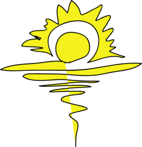 Sun Rise clip art - vector clip art online, royalty free & public ...