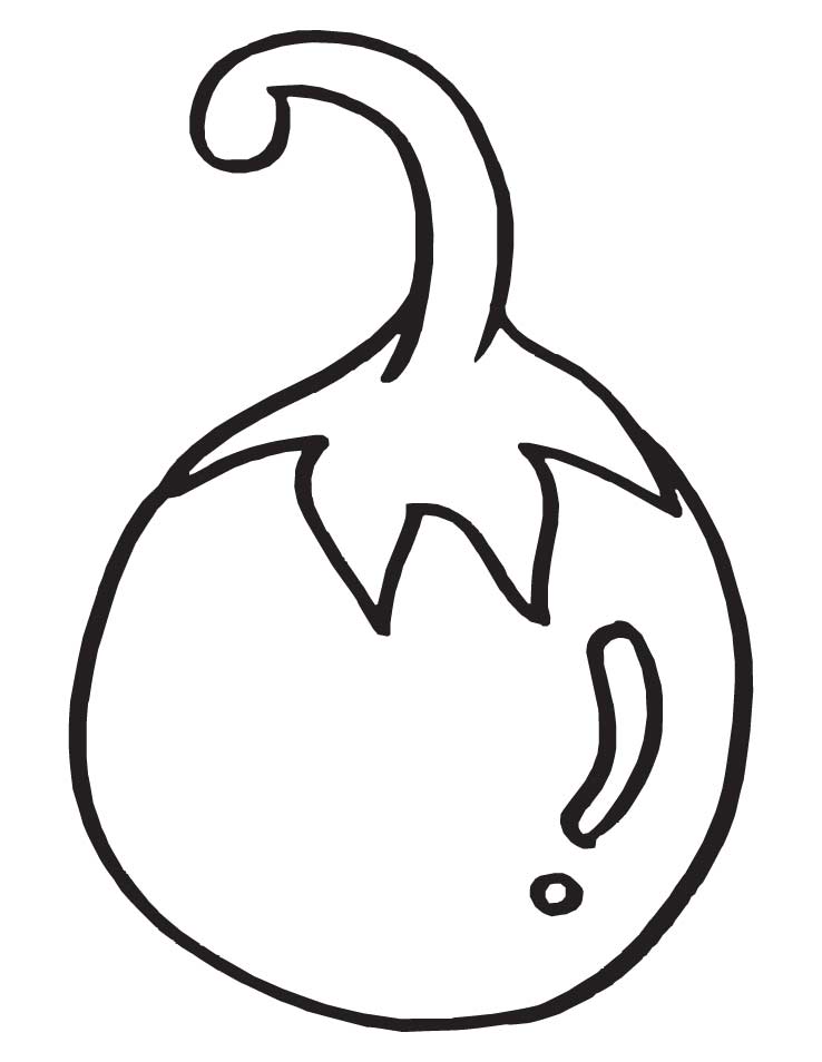 brinjal Colouring Pages