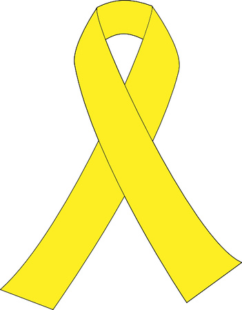 Arnold Studio & More | Awareness Ribbon Colors | Yellow- Sarcoma ...