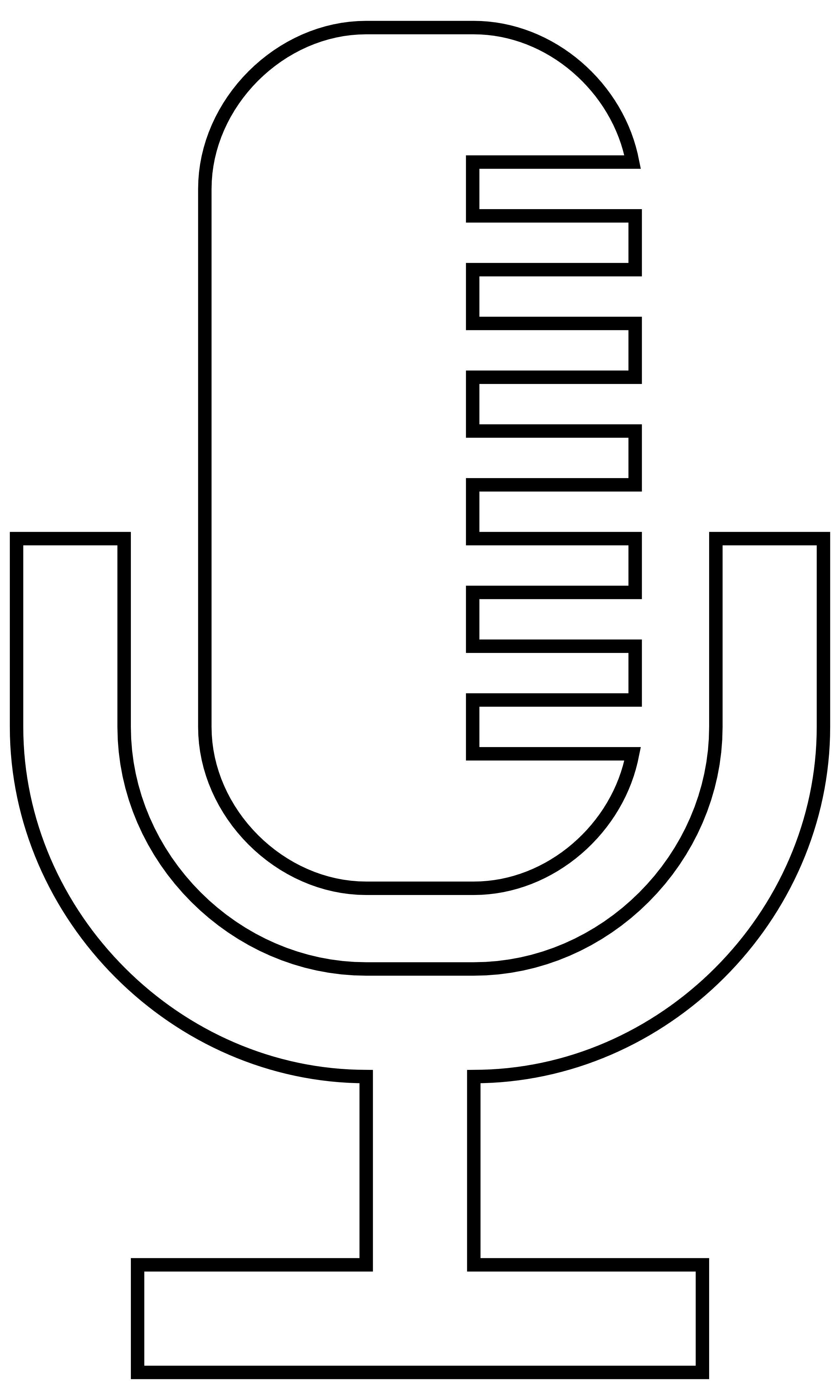 Microfono Microphone Icon Black White Line Art Coloring Book ...