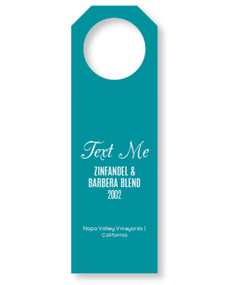 Create Custom Wine Bottle Hang Tags
