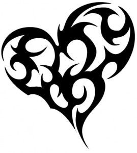 Tribal Heart Tattoos | Heart ...