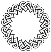 Awsome Backgrounds & Wallpapers » Simple Celtic Border Designs