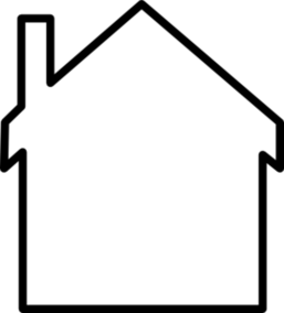 House clipart outline
