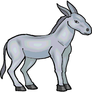 Clip art donkey clipart - Clipartix