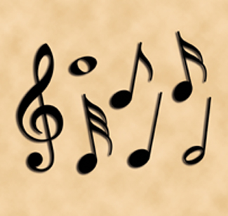 Scroll Saw Wall Art - Giant Music Notes Woodcrafting Pattern