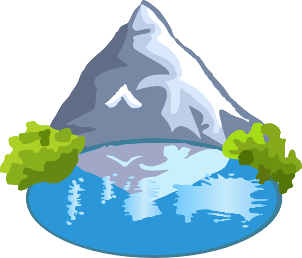 Lake Scene Clipart