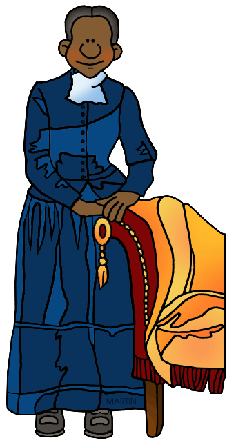 Free Black History Month Clip Art by Phillip Martin, Harriet Tubman