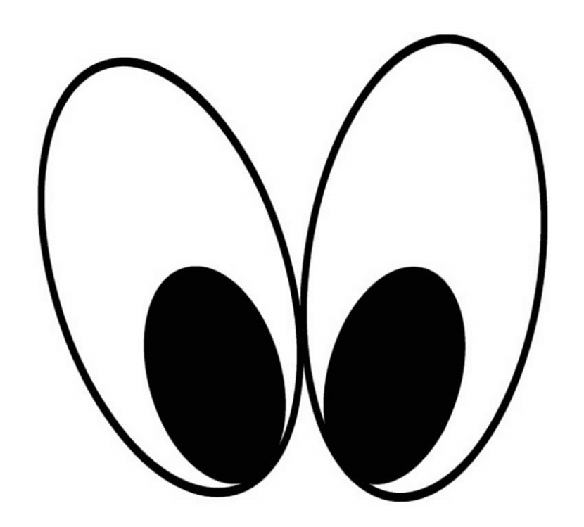 Reindeer eyes clipart