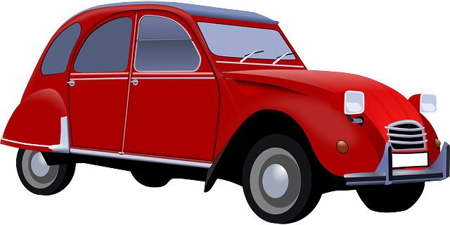 RED, OLD, CAR, CARTOON, GAS, TRANSPORTATION, CARS - Public Domain ...