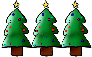 Christmas Tree Border Clipart - Free Clipart Images