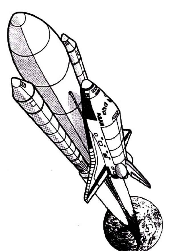 Long Rocket Ship Coloring Page Free Printable Colorin - vrogue.co