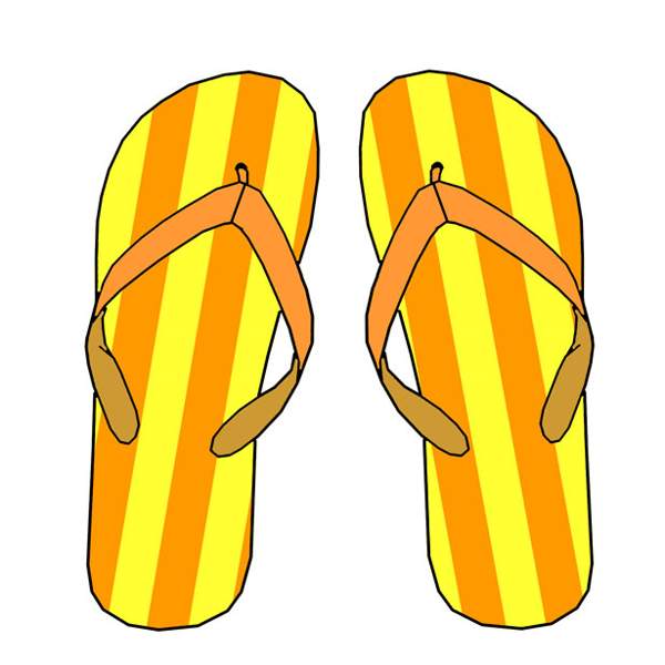 Flip Flop Clip Art - Tumundografico