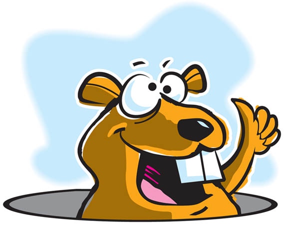 Groundhog Clip Art - Tumundografico