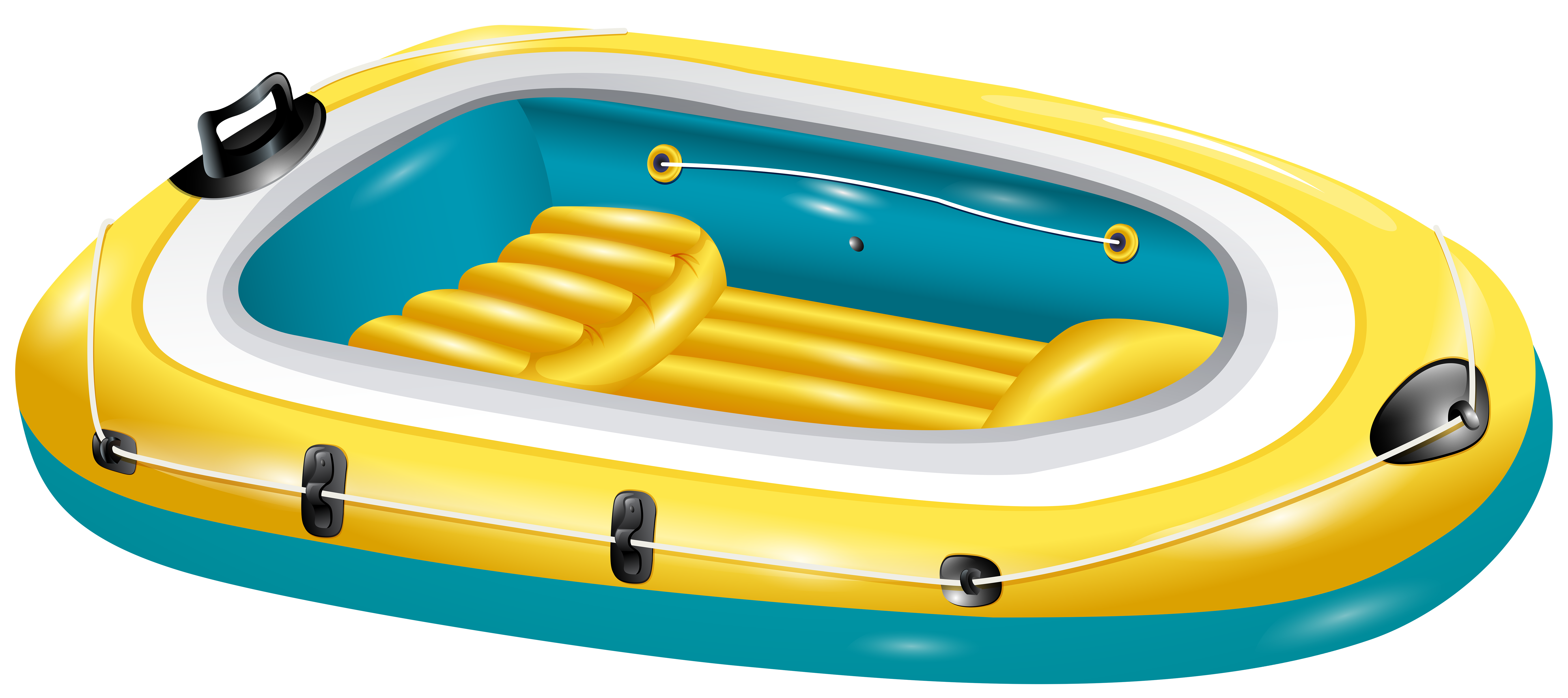 Summer Boat Transparent PNG Clip Art Image