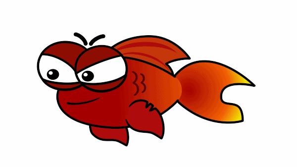 Red Fish - Gif on Behance