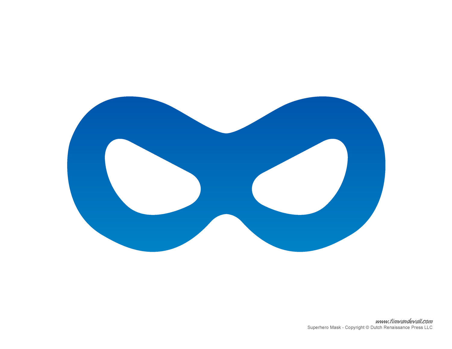 Printable Superhero Mask Templates for a Superhero Birthday Party