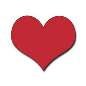 Fat Red Heart Clip art | Library vector clipart