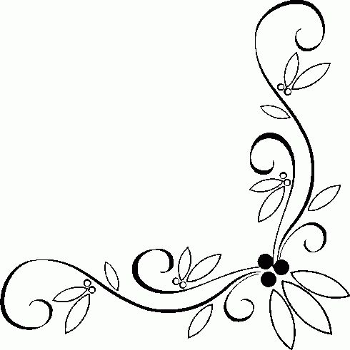 Scroll Clipart Border - Tumundografico