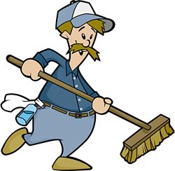 Janitor cliparts