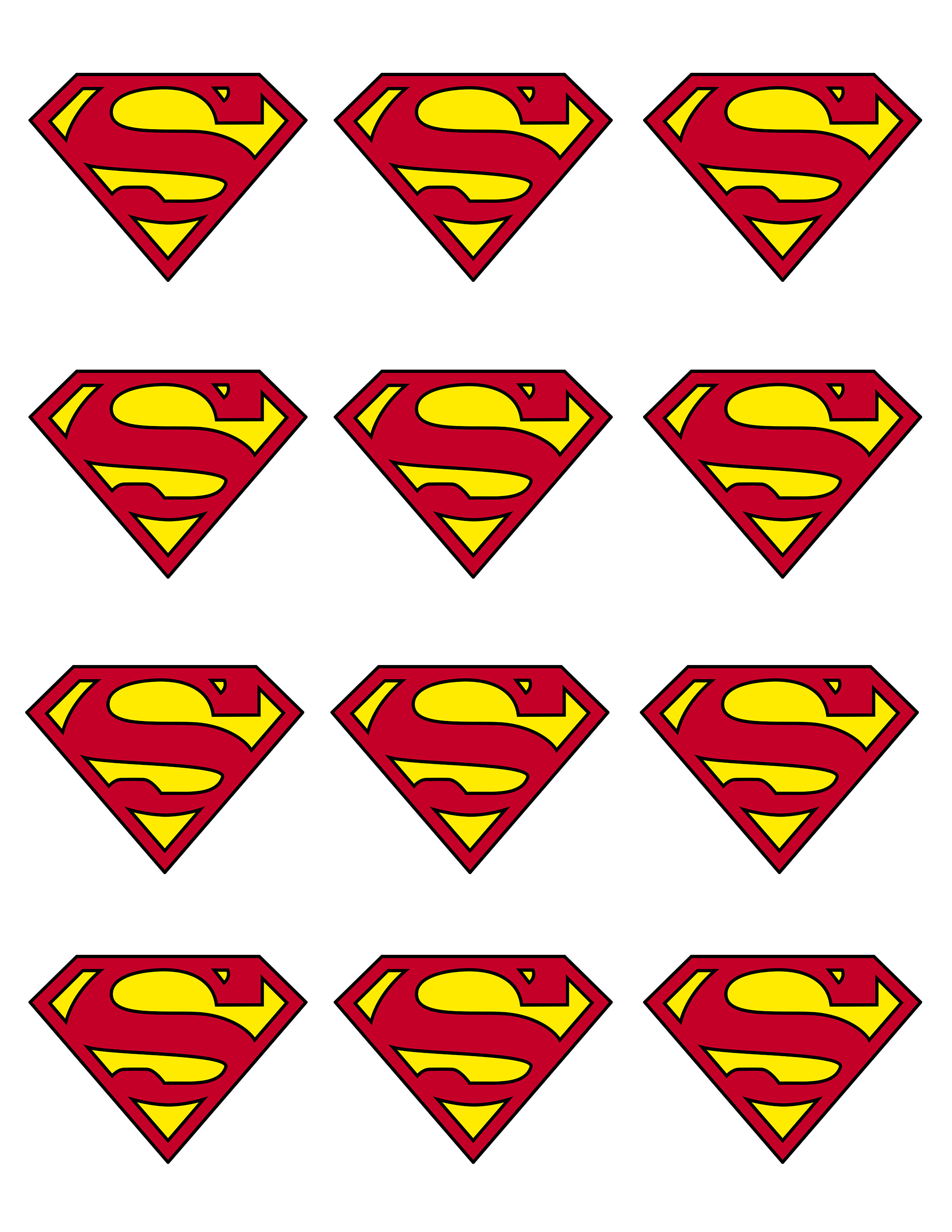 Printable Superman Logo