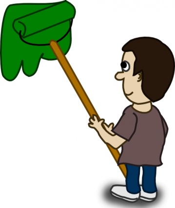 Comic Characters House Painter clip art - Download free Other vectors