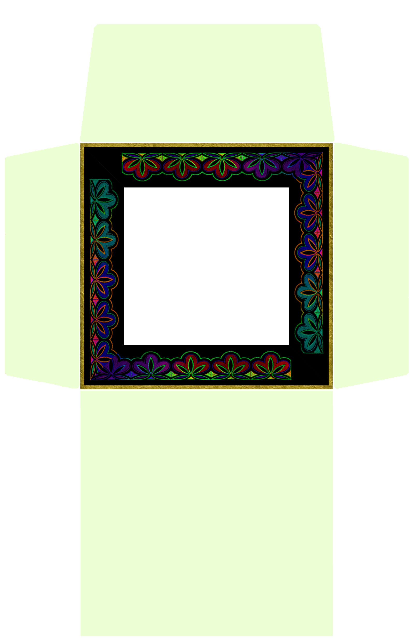 Stationary Envelope clover (Free Printable Stationary, Stationery)