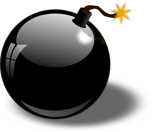 Black Bomb Clipart Royalty Free Public Domain Clipart
