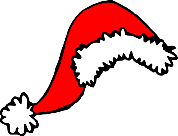 Stephantom Santa Hat clip art - vector clip art online, royalty ...