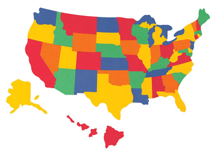 Ellisoneducation.com - State Capitals Folder Game