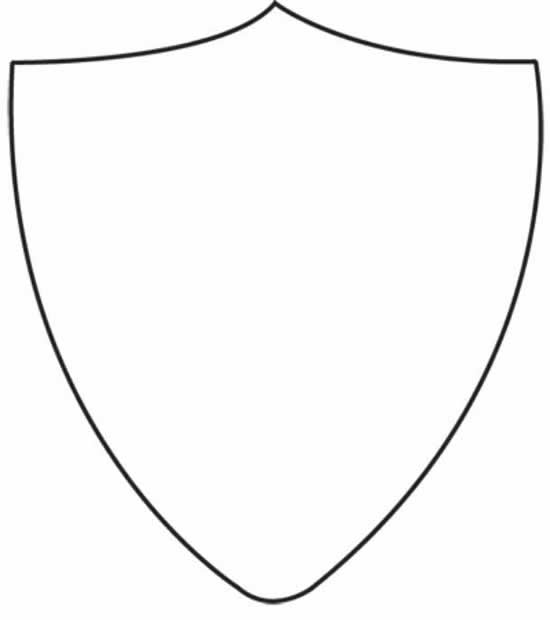 Gallery For > Blank Shield Shape