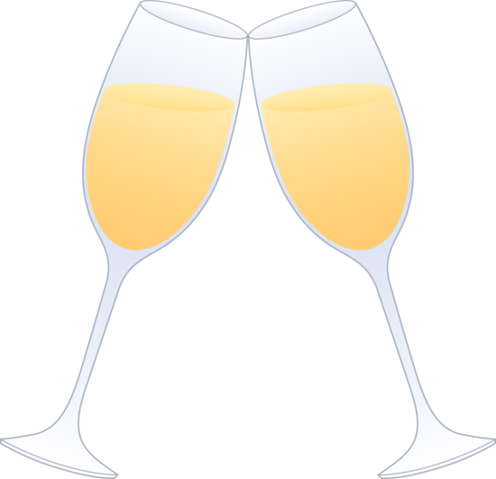 Champagne Glasses Clipart