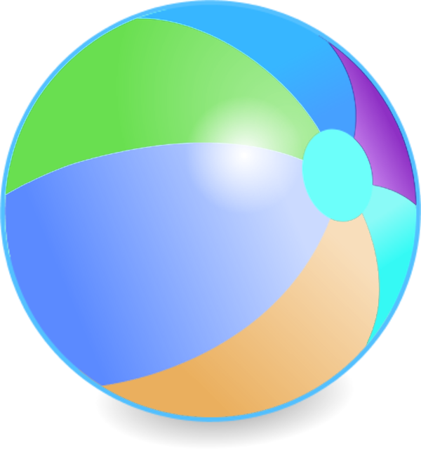 Beachball - vector Clip Art