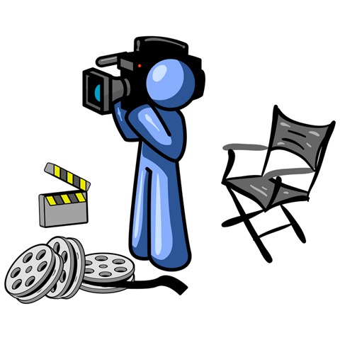 Clipart movie camera clipart - Clipartix