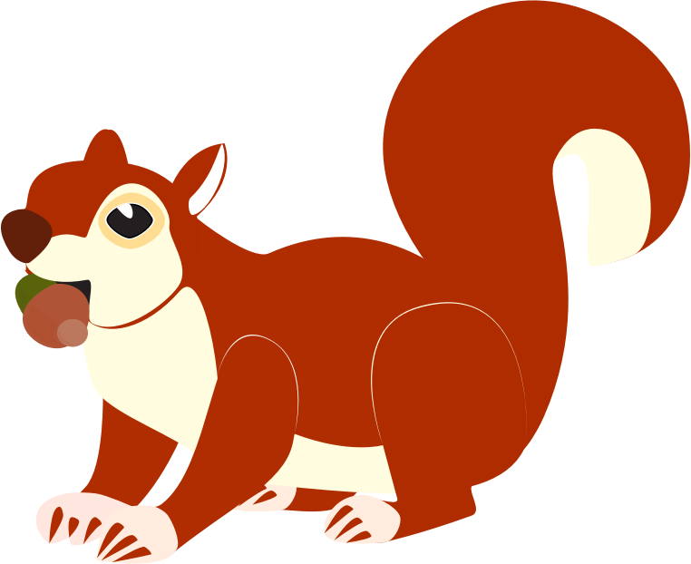 Squirrel clip art vector free clipart images clipartcow 3 ...