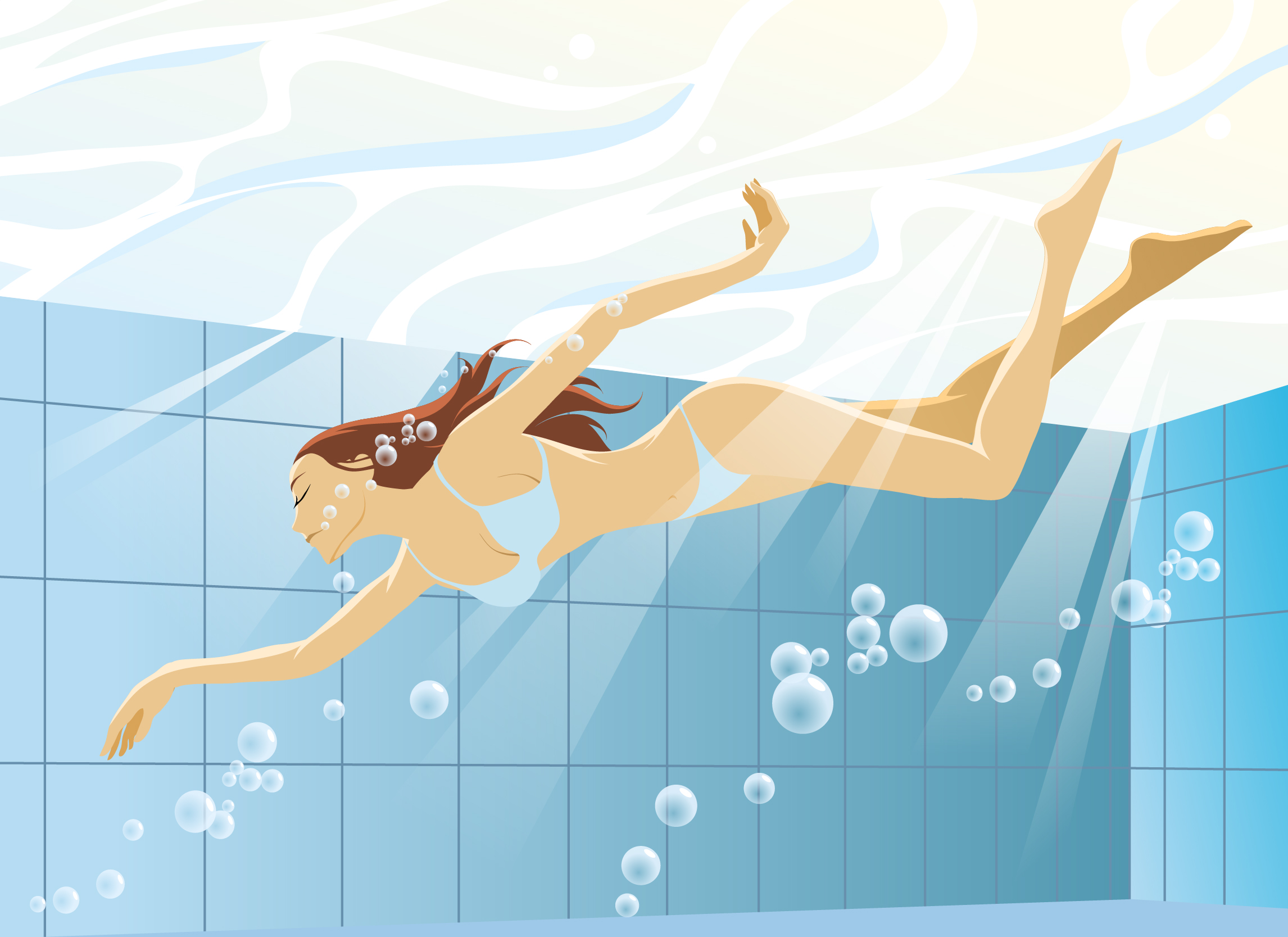 Swimming Girl