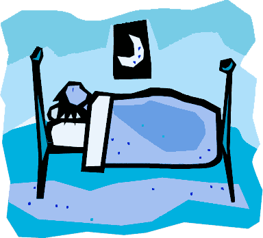 Cartoon Person Sleeping