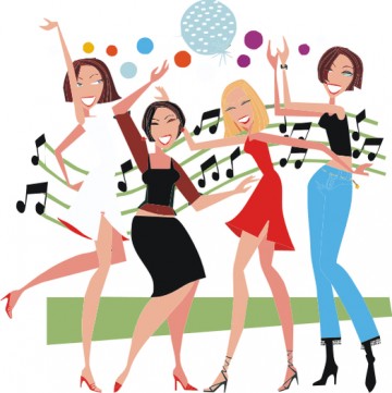 Cartoon People Dancing