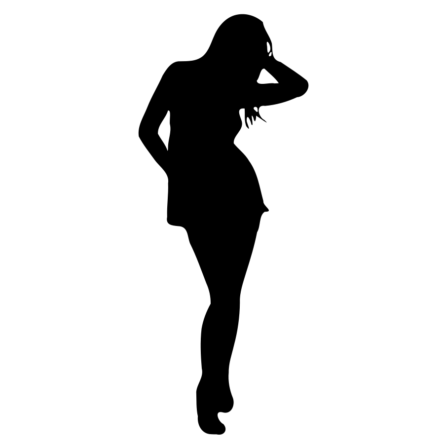 Black Woman Silhouette Clipart