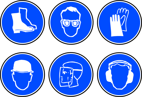 Ppe symbols clip art