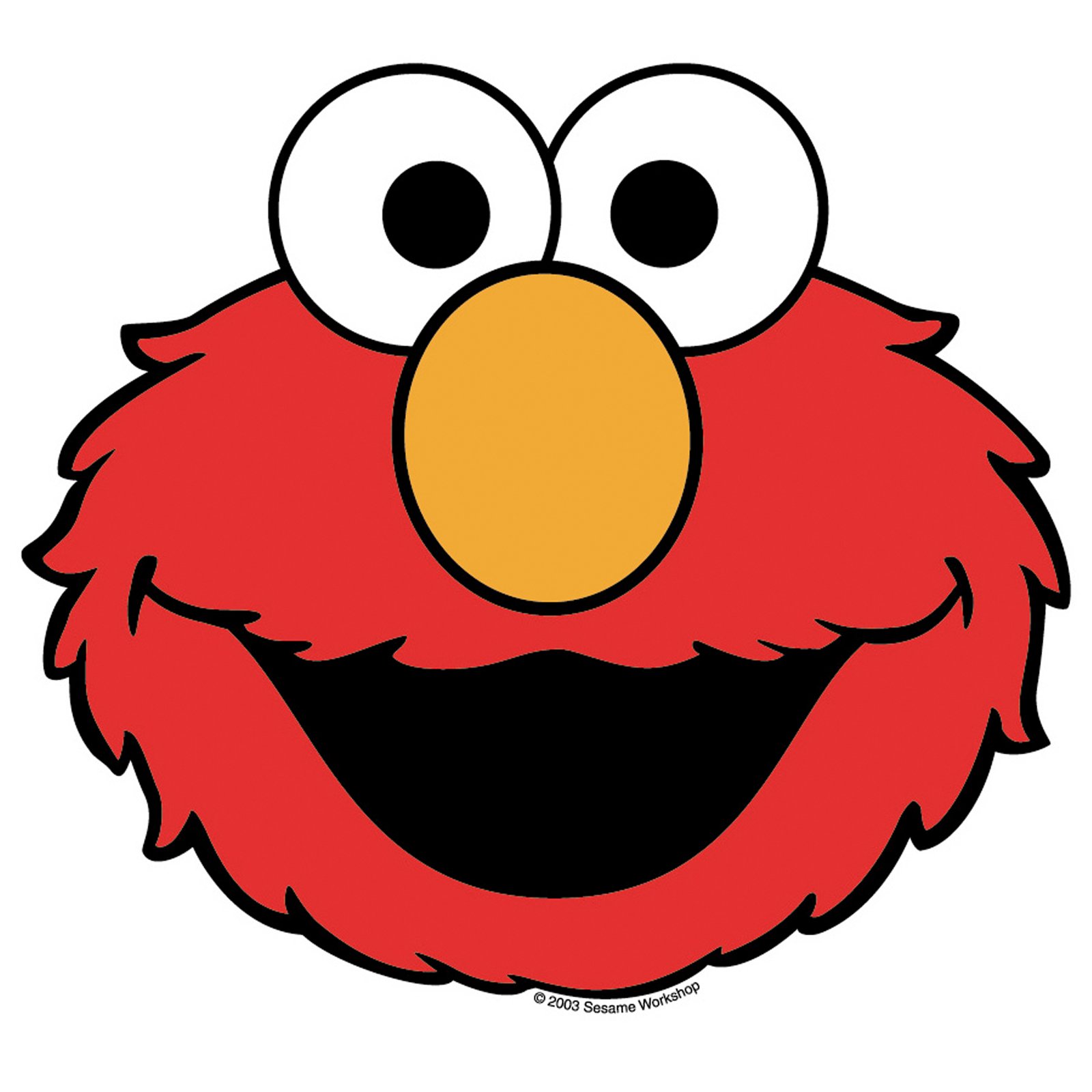 Free Printable Elmo Face Template - ClipArt Best