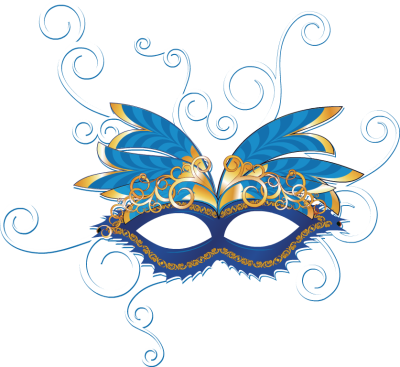 Blue Masquerade Masks - Free Clip Arts Online | Fotor Photo Editor ...