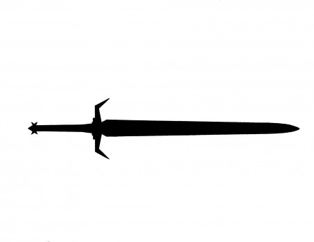 Imgs For > Crossed Sword Silhouette