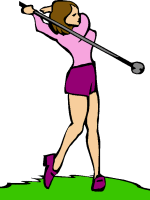 Girl Golf Clip Art - Free Clipart Images