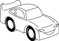 Free Black and White Cars Outline Clipart - Clip Art Pictures ...
