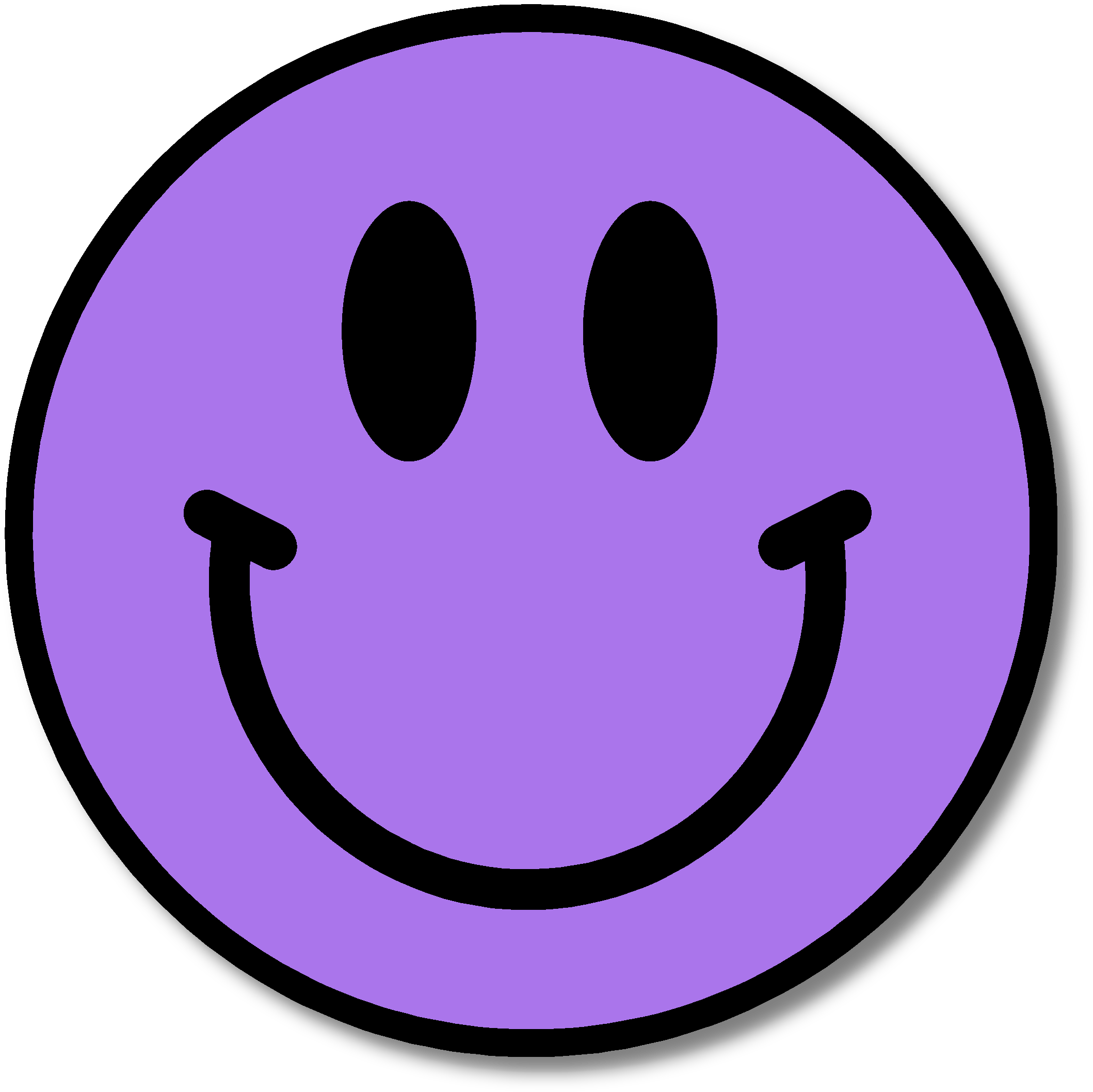 Purple Happy Face - ClipArt Best