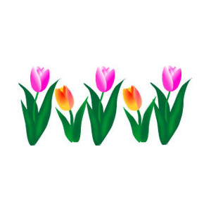 Spring Flowers Border Clipart - Free Clipart Images
